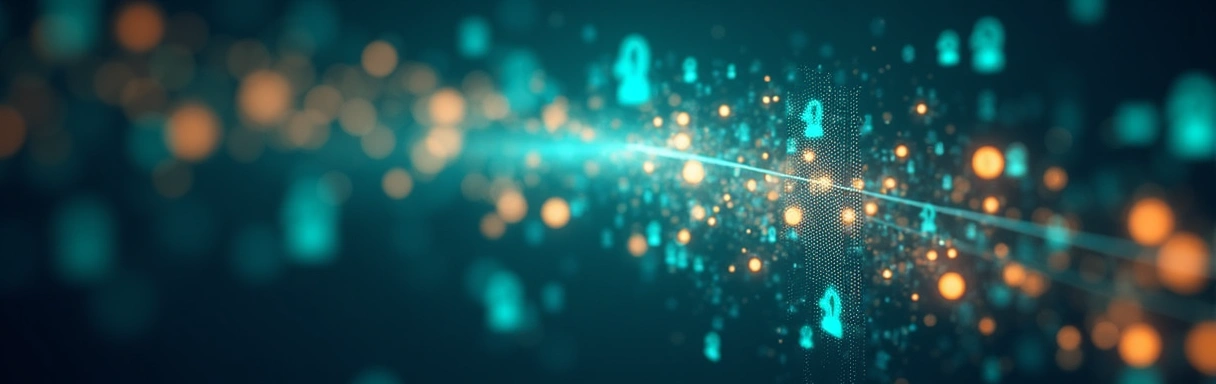 Abstract image representing financial flow or payment