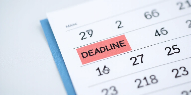 Abstract image of a calendar with highlighted dates